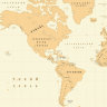 Карта-магнит "План покорения мира" со стирающимся слоем