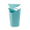 Корзина для мусора Corner mini, ярко-голубая