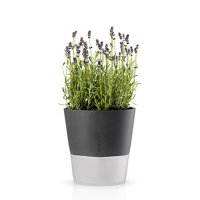 Горшок для растений с естественным поливом Flowerpot 20 см., серый