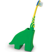 Держатель для зубной щетки Dinosaur, зеленый