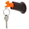 Брелок + держатель для ключа Squirrel, коричневый/оранжевый