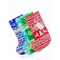 Подарочный пакет в виде рождественского носка