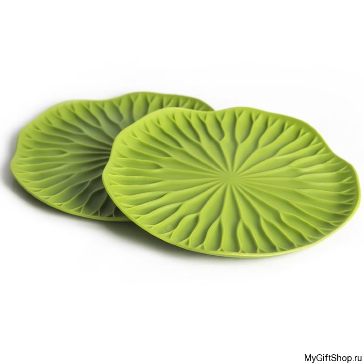 Подставки под бокалы Lotus, зеленые
