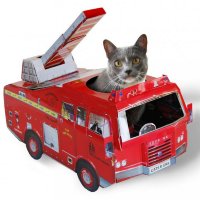 Игровой домик для кошек Fire Engine