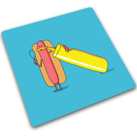 Доска для готовки и защиты рабочей поверхности Hot Dog