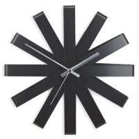 Часы настенные Ribbon, черные