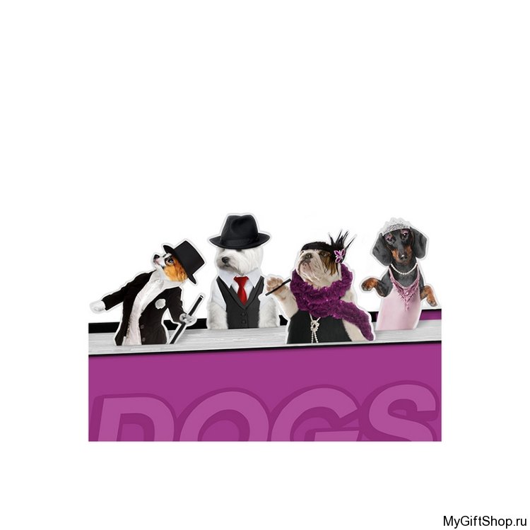 Набор магнитных закладок Dancing Dogs