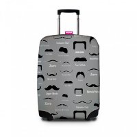 Чехол для чемодана SuitSuit Famous-Moustache