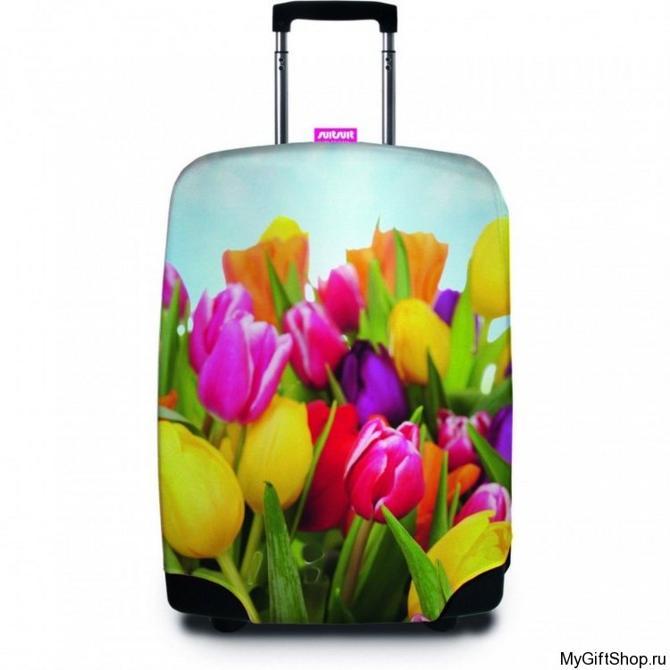 Чехол для чемодана SuitSuit Tulips