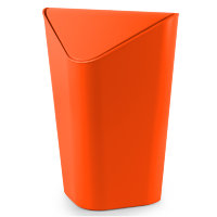 Корзина для мусора угловая Corner, оранжевая