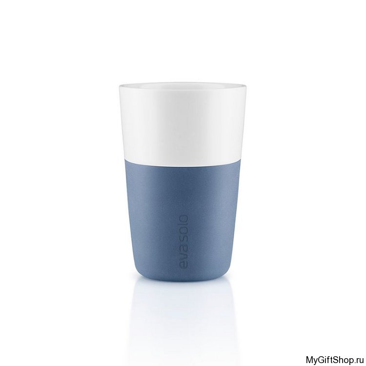 Чашки для латте 2 шт. 360 мл. лунные, синие
