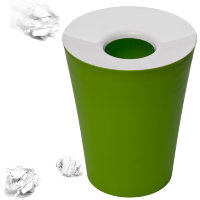 Корзина для мусора круглая Hole, зеленая