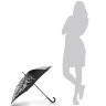 Зонт-трость Umbrella fleur black