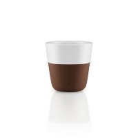 Чашки для эспрессо 2 шт. 80 мл., коричневые