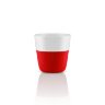 Чашки для эспрессо 2 шт. 80 мл., красные