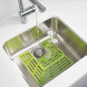 Подложка для раковины универсальная SinkSaver, зеленая
