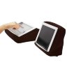 Подушка-подставка с карманом для планшета Hitech, шоколад/черная