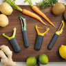 Мульти-пиллер для овощей и фруктов Multi Y-shaped, оранжевый