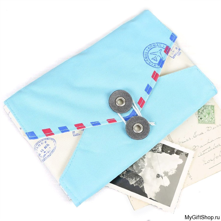 Органайзер для путешествий Envelope, голубой