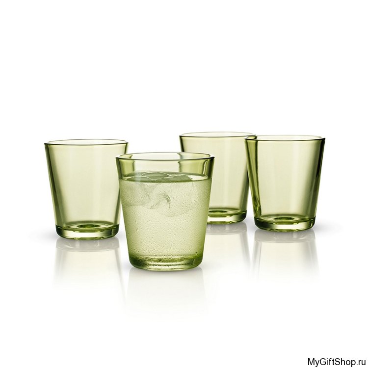 Набор стаканов Coloured, зеленый