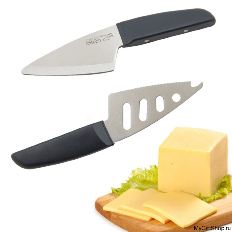 Набор ножей для сыра на магнитах Duo, серый