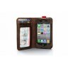 Чехол "Книга-кошелек" для iPhone, коричневый