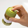Щетка с дозатором моющего средства Palm Scrub, зеленая