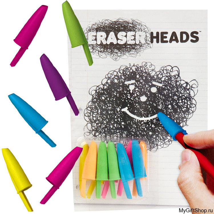 Набор ластиков Eraser Heads